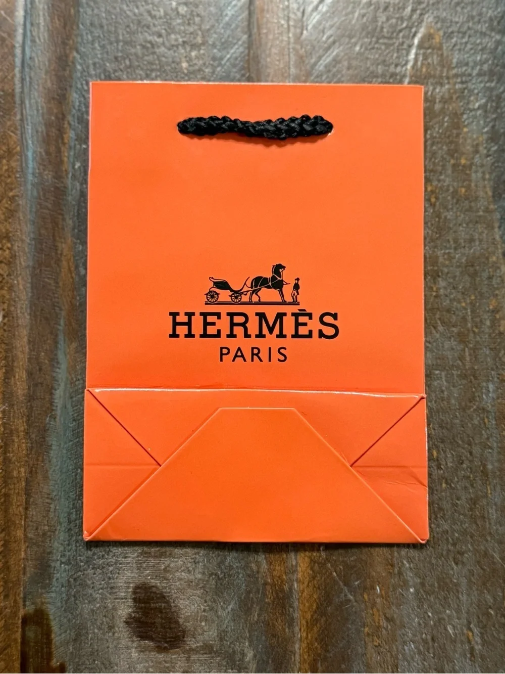 Hermès Paris Orange Boutique Gift Bag NWOT
